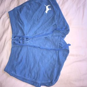 Pink Brand Cotton Athletic/Lounge Shorts (Blue)